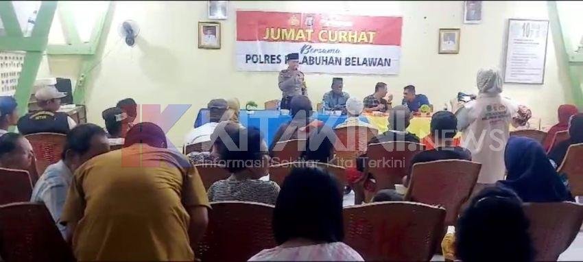Polres Pelabuhan Belawan Gelar Jumat Curhat
