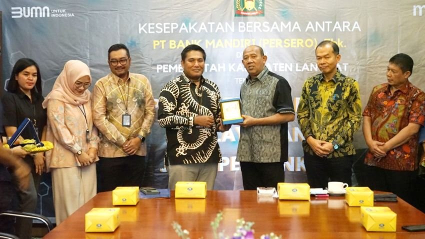 Pemkab Langkat & Bank Mandiri Teken MoU Penyelenggaraan Pelayanan Jasa Perbankan UMKM