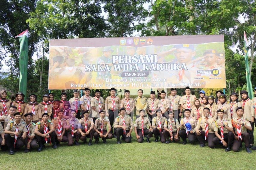 Pangdam I/BB Buka Kegiatan Perkemahan Pramuka Saka Wira Kartika Tahun 2024
