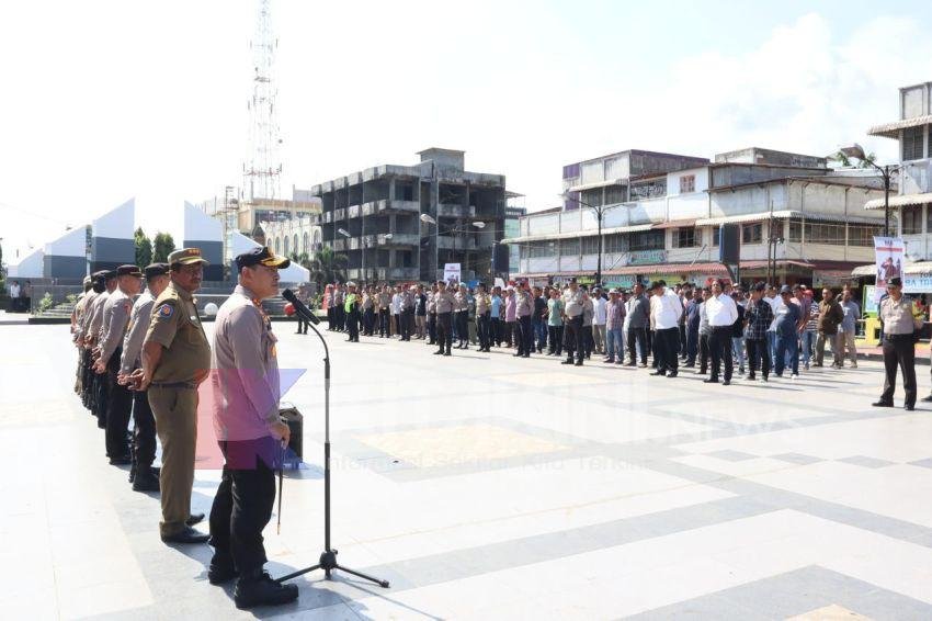 Apel Kesiapan Pemilu, Kapolres Padangsidimpuan Ingatkan Peserta Tentang Netralitas