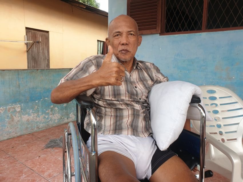 Mantan Pelatih PSMS Medan Suharto AD Berjuang Sembuh dari Stroke: Harus Semangat