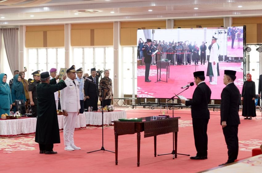 Hassanudin Lantik Faisal Hasrimy Jadi Pj Bupati Langkat