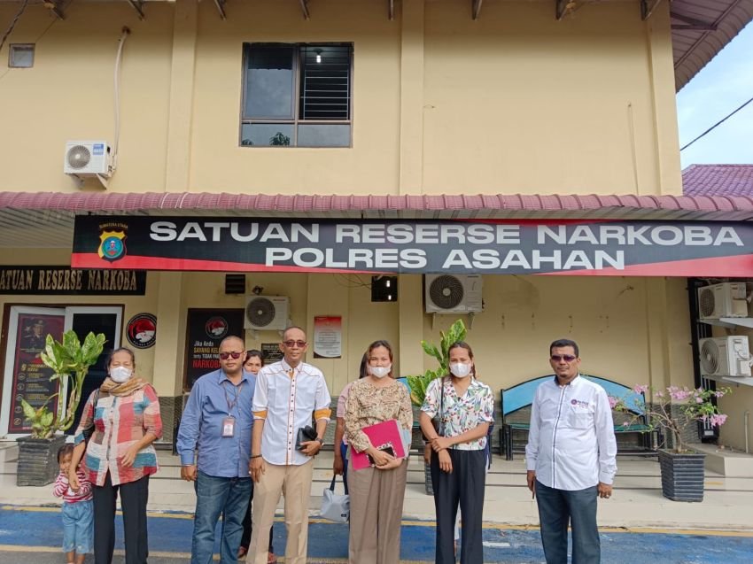 Dugaan Kasus KDRT dan Penculikan anak, PASU Dampingi Klien Berikan Kesaksian di Polres Asahan