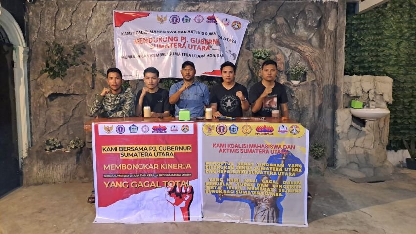 Dinilai Coreng Birokrasi di Sumut, Koalisi Mahasiswa dan Pemuda Desak Pj Gubsu Copot Sekda dan Kepala BKD