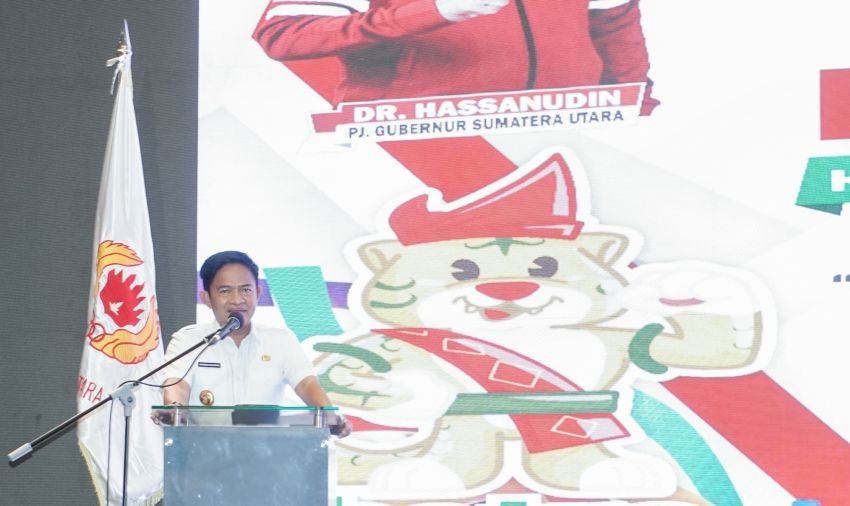 Hassanudin Minta KONI Sumut Terus Tingkatkan Pembinaan dan Gairah Cabor Yang Pasif