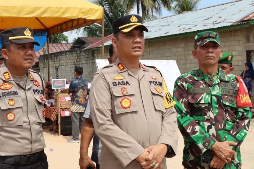 Polres Tapteng Tangani Kasus Penganiayaan dan Pengerusakan Saat Penghitungan Suara Pemilu