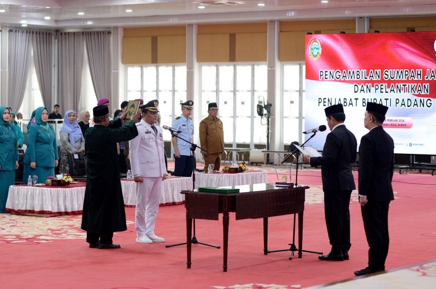 Lantik Pj Bupati Palas, Hassanudin Minta Jaga Kondusivitas Daerah Jelang Pemilu