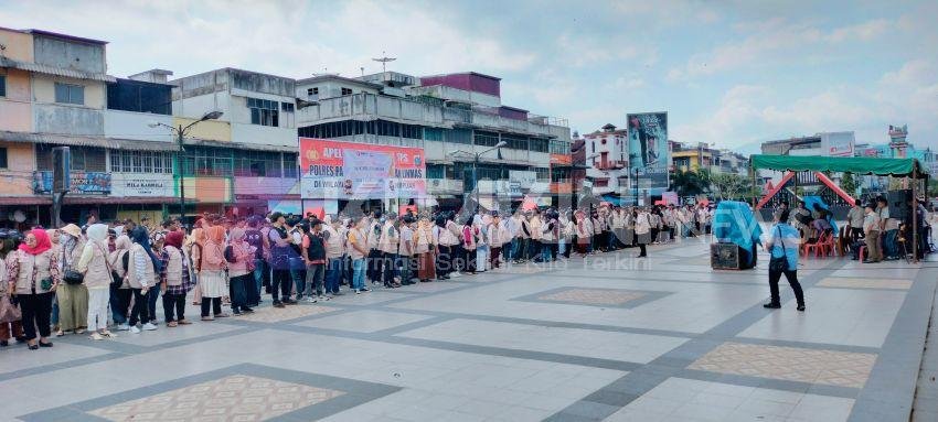 Bawaslu Sidimpuan Gelar Apel Siaga dan Patroli Pengawasan Pemilu 2024