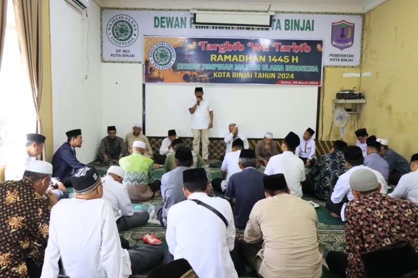 Sambut Ramadhan, Amir Hamzah Hadiri Punggahan MUI Kota Binjai