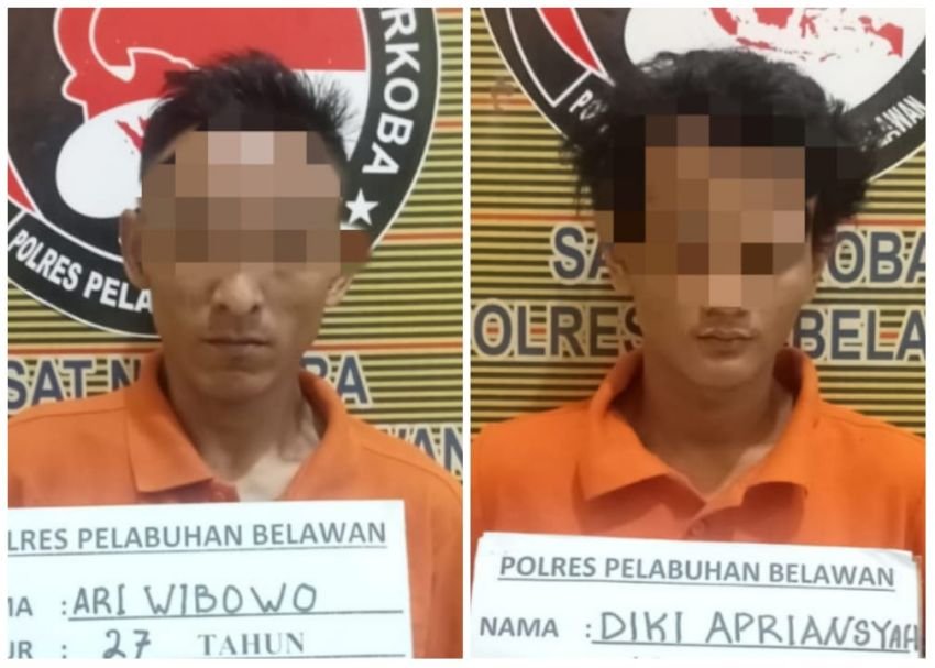 Polisi Tangkap 2 Pengedar Narkoba di Mabar Hilir