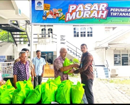 Perumda Tirtanadi Gelar Pasar Murah