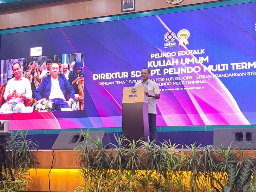 Pelindo Paparkan Kuliah Umum Dihadapan Mahasiswa UMSU