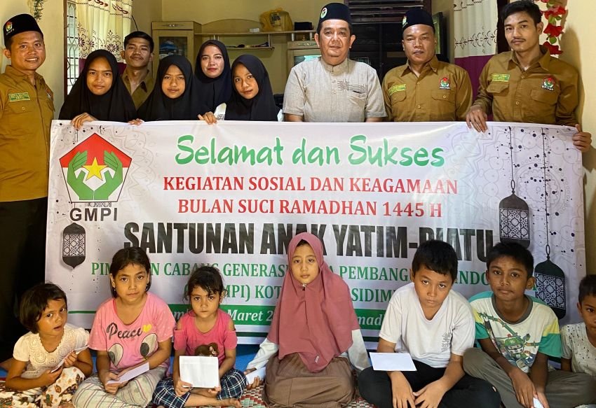 GMPI Padangsidimpuan Jalin Tali Asih ke Anak Yatim dan Parbetor