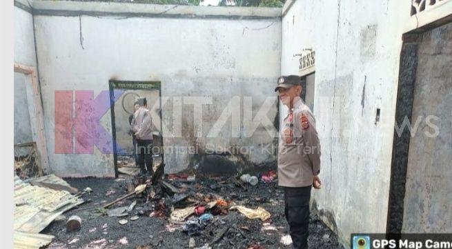 Jelang Sahur, Satu Unit Rumah di Paluta Ludes Dilahap si Jago Merah