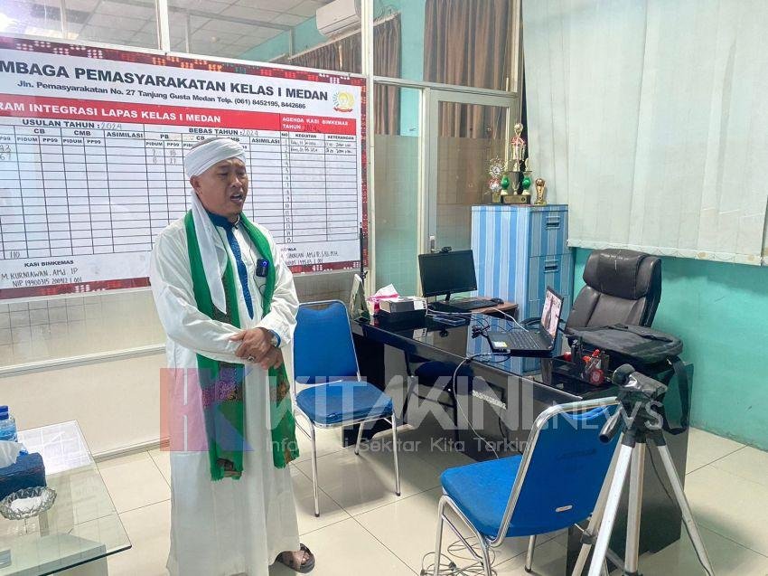 Raih Juara Pertama Dakwah Tingkat Wilayah, WBP Lapas Medan Melaju ke Tingkat Nasional