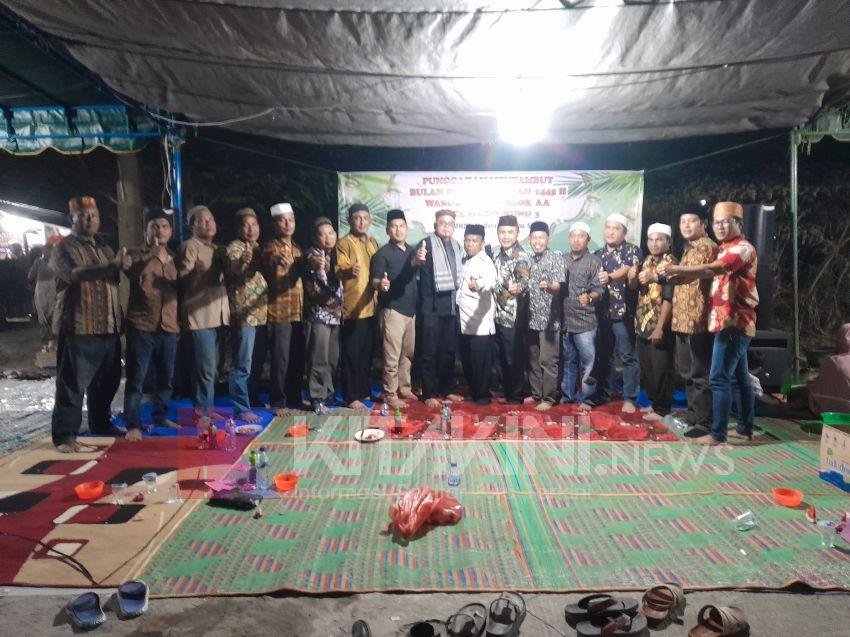 Lurah Tangkahan Elias Padang Hadiri Acara Pungguhan Blok AA Griya 3 Martubung