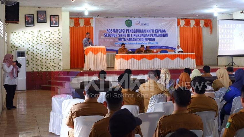Bank Sumut Sosialisasikan Penggunaan KKPD  Keseluruh SKPD di Sidimpuan