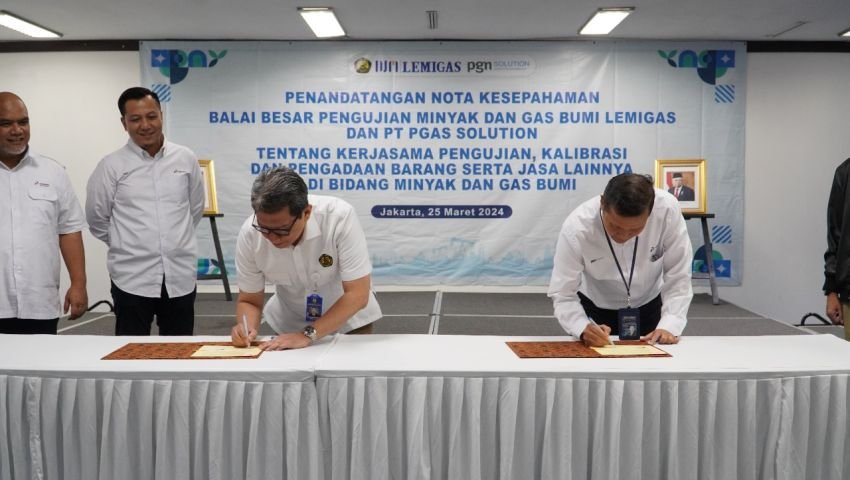 PGN Solution dan LEMIGAS Resmikan Kerja Sama Bidang Minyak & Gas Bumi