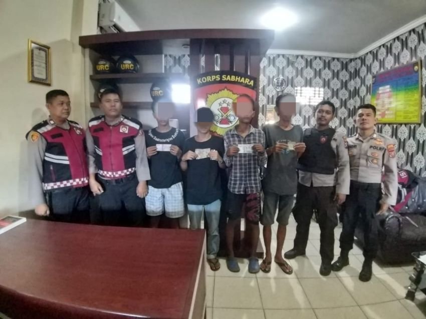 Polres Pelabuhan Belawan Sapu Bersih 4 Pelaku Pungli