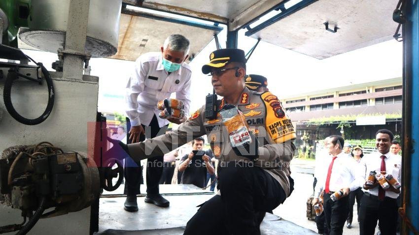 Polrestabes Medan Musnahkan 53 Kg Sabu dan 10.000 Butir Erimin