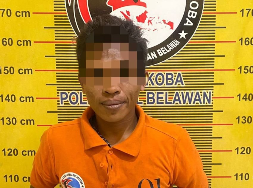 Polres Pelabuhan Belawan Tangkap Pengedar Narkoba di Kelurahan Tangkahan
