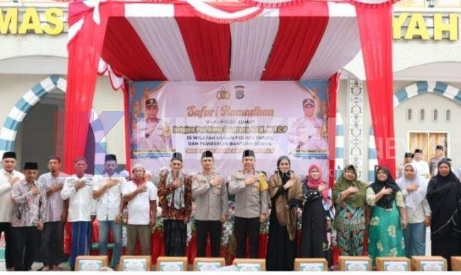 AKBP Yasir Dampingi Wakapolda Sumut Kunjungan ke Angkola Barat Tapsel