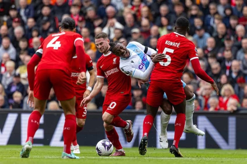 Kalah 0-1 dari Crystal Palace di Anfield, Liverpool Melorot ke 3 Besar