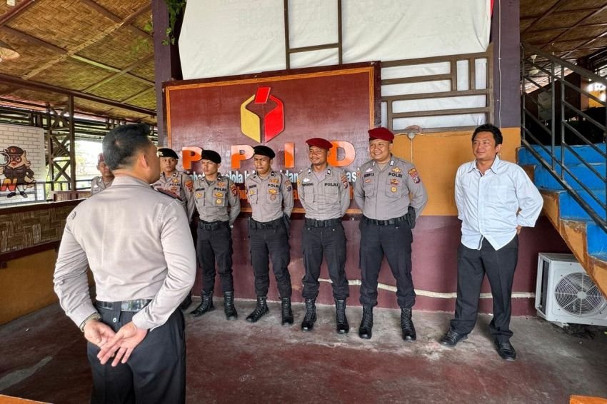 Putusan Sidang MK, Polres Tapteng Tingkatkan Pengamanan di Kantor KPU dan Bawaslu