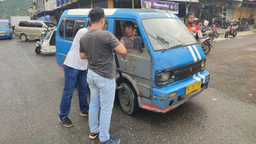 Ops Ketupat Toba 2024, Polres Sidimpuan Periksa Sopir Angkutan