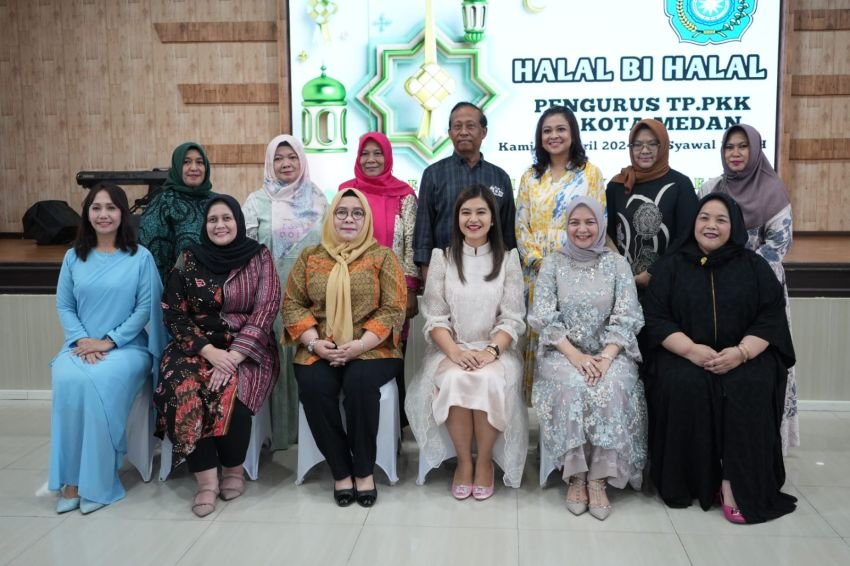 Begini Halal bi Halal Kahiyang Ayu Bersama TP PKK Kota Medan