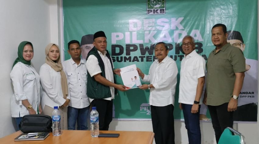 Usai PDIP dan PKS, Edy Rahmayadi Sambangi PKB Sumut Ambil Formulir Pilgub