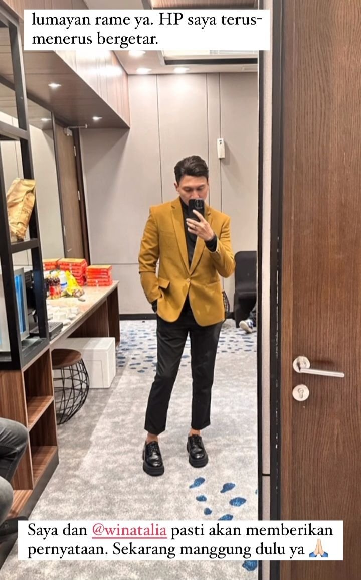 Anji Digugat Cerai oleh Wina Natalia: Saya dan Wina Pasti Berikan Pernyataan!