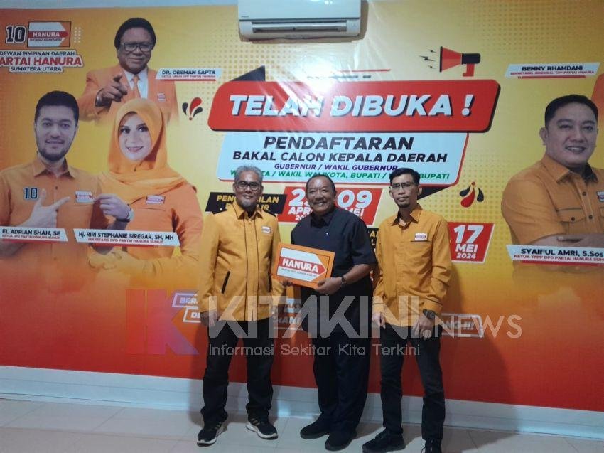 Usai Fit and Proper Test di Hanura, Burhanuddin: Saya Siap Maju Pilkada Medan