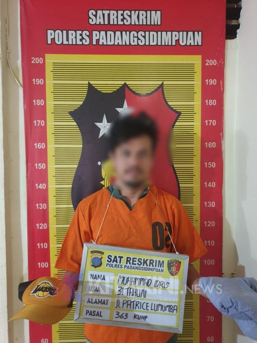 Jukir di Padangsidimpuan Curi Tas Karyawan Ice Cream Berisi Uang Rp15 Juta