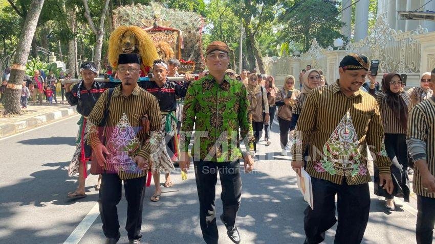 Daftar Cawagub Sumut ke Gerindra, Pujakesuma Antar Adi Saputra Pakai Reog Ponorogo
