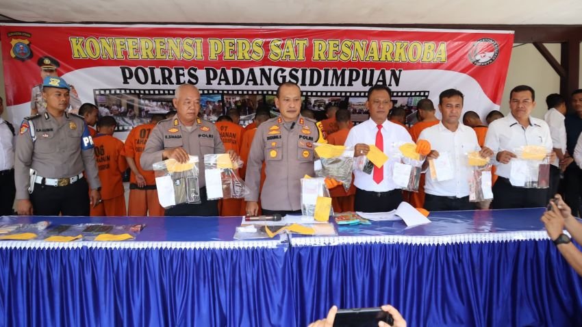 Polres Padangsidimpuan Amankan 27 Tersangka Narkotika Sepanjang Januari-Mei 2024