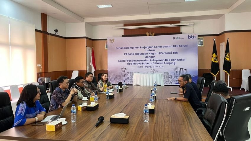 BTN Tawarkan Payroll dan KTA Spesial Bagi Pegawai Bea Cukai Kuala Tanjung