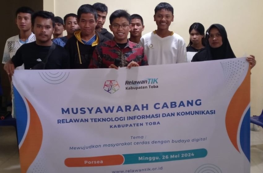 Heriyanto Sirait Terpilih Sebagai Ketua Relawan TIK Kabupaten Toba
