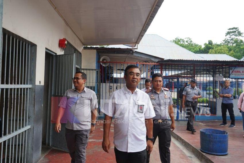 Kakanwil Kemenkumham Sumut Monitoring Tusi di Rutan Pangkalan Brandan