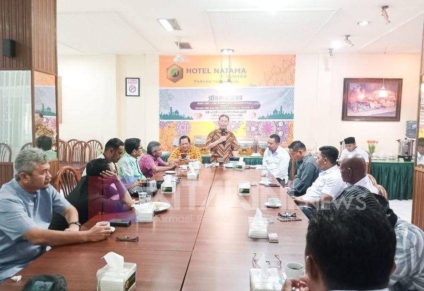 Ini Kata Syahrul Pasaribu Saat Halal Bihalal SMSI Kota Padangsidimpuan