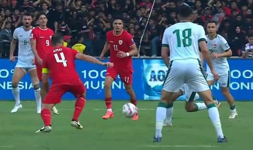Babak I Masih 0-0, Gol Irak ke Gawang Indonesia Dianulir