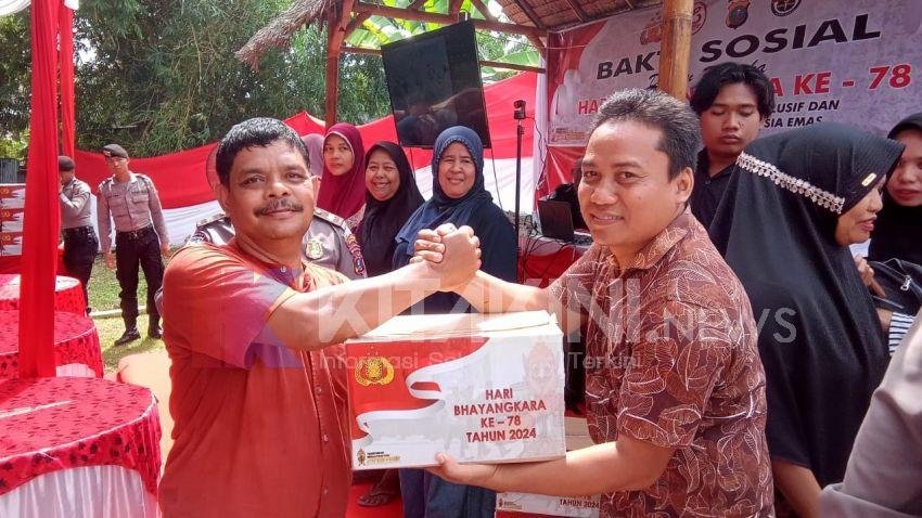 Sambut Hari Bhayangkara ke-78 Polres Binjai Beri Seribu Bingkisan ke Warga
