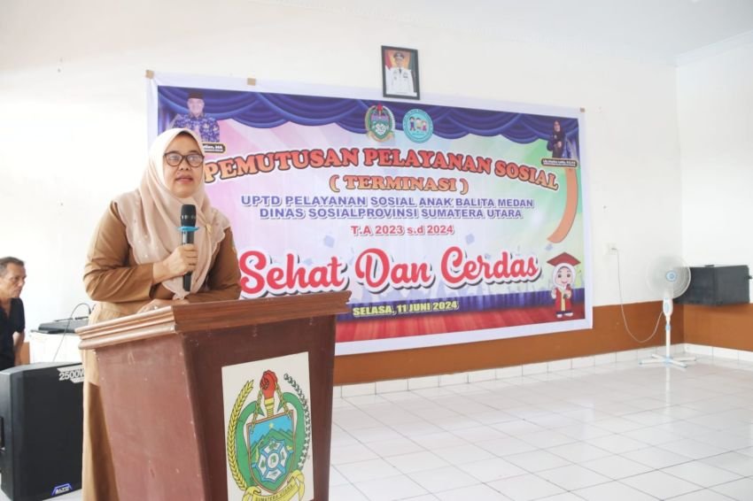 UPTD Pelayanan Sosial Anak Balita Medan Lepas 40 PPKS Periode 2023-2024