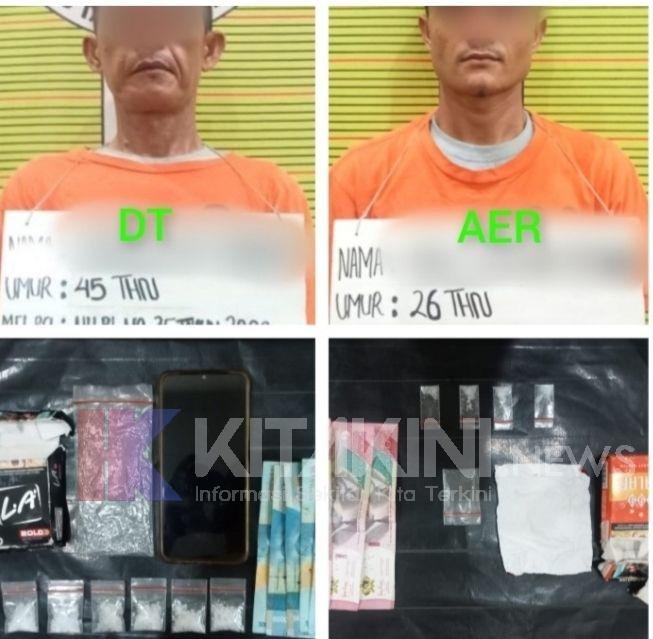 Kasus Peredaran Sabu, Petugas Angkut Dua Pria di Sipiongot Julu