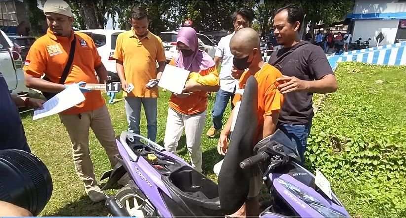 Rekontruksi Kasus Pembuangan Bayi di Simalungun Peragakan 19 Adegan