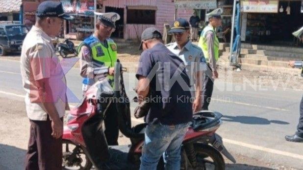 Gandeng UPTD Samsat Sipirok, Polres Tapsel Gelar Razia PKB