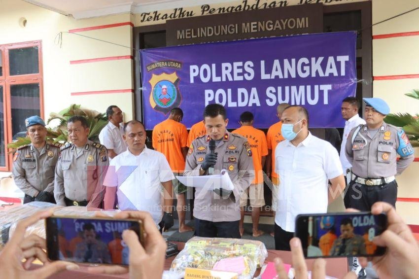 Mei 2024 Polres Langkat Tangkap 66 Tersangka dari 57 Kasus Narkoba