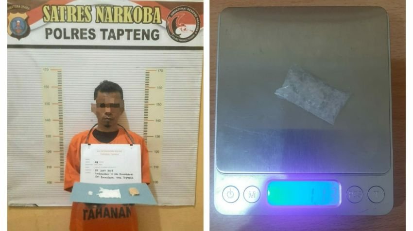 Polres Tapanuli Tengah Tangkap Pelaku Narkotika di Pinangsori