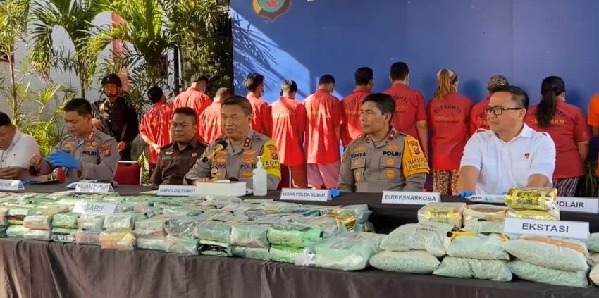 Polda Sumut dan Kejaksaan Kesulitan Tangani Narkoba akibat Bandar Ubah Modus