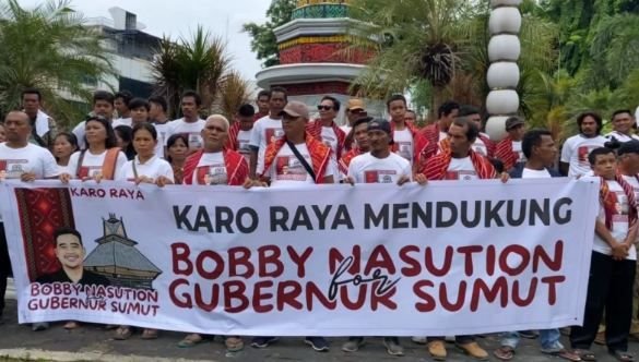 Masyarakat Karo Raya Deklarasi Dukung Bobby Jadi Gubsu di Pilkada 2024